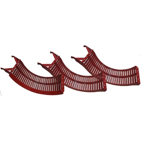Aftermarket B96127 New Narrow Spaced Concaves Set Made Fits Case-IH Combine Models 1680 + COT30-0036
